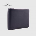 Мужской кошелек TERGAN 1361 из мягкой кожи с монетницей и отделением на молнии  LACIVERT  NAPPA Темно Синий