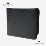 Мужской кошелек TERGAN 1361 из мягкой кожи с монетницей и отделением на молнии  SIYAH NAPPA Черный