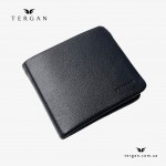 Мужской кошелек TERGAN 1361 из мягкой кожи с монетницей и отделением на молнии  SIYAH NAPPA Черный