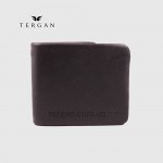 Мужской кошелек TERGAN 1361 из мягкой кожи с монетницей и отделением на молнии  SIYAH NAPPA / 22TABA NAPPA Темно Коричневый