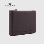 Мужской кошелек TERGAN 1361 из мягкой кожи с монетницей и отделением на молнии  SIYAH NAPPA/GRI NAPPA Коричневый