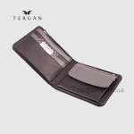 Мужской кошелек TERGAN 1361 из мягкой кожи с монетницей и отделением на молнии  SIYAH NAPPA/GRI NAPPA Коричневый