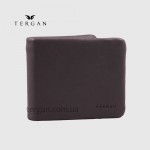 Мужской кошелек TERGAN 1361 из мягкой кожи с монетницей и отделением на молнии  SIYAH NAPPA/GRI NAPPA Коричневый