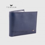 Портмоне мужское TERGAN 1227 кожаное без монетницы  LACIVERT RUSTIC Синий Синий