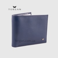 Портмоне мужское TERGAN 1227 кожаное без монетницы LACIVERT RUSTIC Синий