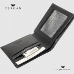Портмоне мужское TERGAN 1227 кожаное без монетницы  SIYAH RUSTIC Черный