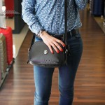Сумка Женская Кожаная TERGAN 78865  SIYAH ARSEL Черная
