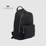 Рюкзак мужской TERGAN 21443 Кожаный Дорожный  SIYAH LATIGO Черный Черный