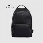 Рюкзак мужской TERGAN 21443 Кожаный Дорожный  SIYAH LATIGO Черный Черный