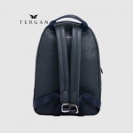 Рюкзак мужской TERGAN 21443 Кожаный Дорожный  LACIVERT LATIGO Темно Синий Синий