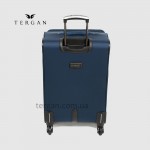 Чемодан текстильный TERGAN 46124 Средний На колесах с отделением под ноутбук LACIVERT Textile Синий