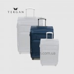 Чемодан текстильный TERGAN 46124 Средний На колесах с отделением под ноутбук LACIVERT Textile Синий