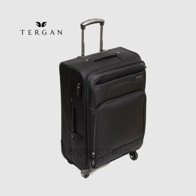 Чемодан текстильный TERGAN 46124 Средний На колесах с отделением под ноутбукSIYAH Textile