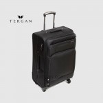 Чемодан текстильный TERGAN 46128 Большой На колесах с отделением под ноутбук SIYAH Textile Черный