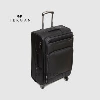 Чемодан текстильный TERGAN 46128 Большой На колесах с отделением под ноутбукSIYAH Textile