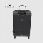 Чемодан текстильный TERGAN 46128 Большой На колесах с отделением под ноутбук SIYAH Textile Черный