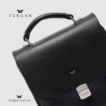 Сумка Барсетка мужская TERGAN 22880 Вертикальная Кожаная С ремнем через плечо SIYAH FLOATER Черный Черный