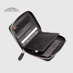 Кошелек женский на молнии TERGAN 5801  SIYAH METIS Черный Черный