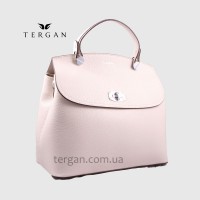 Сумка женская кожаная TERGAN 79121 Стильная Средняя с ремнем через плечоBEJ FLOATER