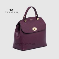 Сумка женская кожаная TERGAN 79121 Стильная Средняя с ремнем через плечоMOR FLOATER