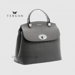 Сумка женская кожаная TERGAN 79121 Стильная Средняя с ремнем через плечо GRI FLOATER Чр