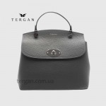 Сумка женская кожаная TERGAN 79121 Стильная Средняя с ремнем через плечо GRI FLOATER Чр