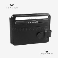 Зажим для денег TERGAN 1637 На 10 отделений под кредитные карточки SIYAH RUSTIC Черный
