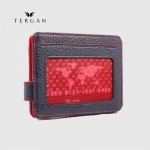 Зажим для денег TERGAN 1637 На 10 отделений под кредитные карточки  LACIVERT FLOATER/KIRMIZI FLOATER 