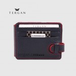 Зажим для денег TERGAN 1637 На 10 отделений под кредитные карточки  LACIVERT FLOATER/KIRMIZI FLOATER 