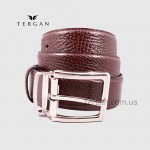 Ремень для джинс TERGAN 0336 Кожаный  KAHVE VEGETAL Темно Коричневый Коричневый