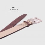 Ремень для джинс TERGAN 0336 Кожаный  KAHVE VEGETAL Темно Коричневый Коричневый