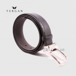 Ремень для джинс TERGAN 0336 Кожаный  SIYAH VEGETAL Черный Черный