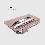 Ключницы кожаные TERGAN 0265 С отделением под 9 кредитных карточек KUM FLOATER Бежевый 