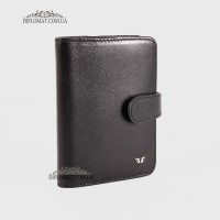 Визитница кожаная для дисконтных карт TERGAN 1210 SIYAH RUSTIC Черный