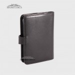 Визитница кожаная для дисконтных карт TERGAN 1210  SIYAH RUSTIC Черная
