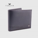 Портмоне мужское TERGAN 1211 Кожаное небольшого размера LACIVERT RUSTIC Синий