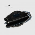 Клатч мужской среднего размера TERGAN 2998  LACIVERT LATIGO Темно Синий 