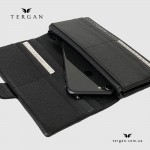 Кошелек Клатч На кнопке Под телефон и На прямую купюру TERGAN 5727  SIYAH LATIGO