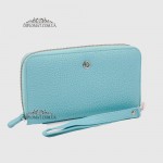 Кошелек Клатч TERGAN 5734 на молнии кожаный  TURKUAZ FLOATER