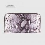 Кошелек Клатч TERGAN 5734 на молнии кожаный  BEYAZ ANACONDA / SIYAH RUSTIC