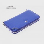 Кошелек Клатч TERGAN 5734 на молнии кожаный  SAKS MAVI FLOATER Синий