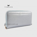 Кошелек Клатч TERGAN 5734 на молнии кожаный  MAVI PERLA MIMOZA Голубой