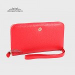 Кошелек Клатч на молнии из натуральной кожи TERGAN 5734 KIRMIZI FLOATER Красный