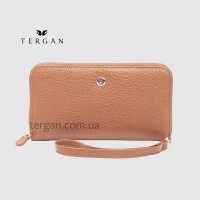 Кошелек-клатч кожаный на молнии TERGAN 5734 TABA FLOATER
