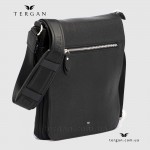 Сумка мужская TERGAN 21185 черная LATIGO с ремнем через плечо