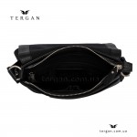 Сумка мужская TERGAN 21185 черная LATIGO с ремнем через плечо