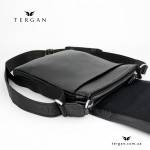 Сумка мужская TERGAN 21185 черная LATIGO с ремнем через плечо