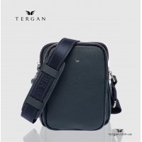 Сумка мужская TERGAN 21187 кожаная маленькая через плечо LACIVERT LATIGO