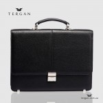 Мужской кожаный портфель на одно отделение TERGAN 21452 С кодовым замком 