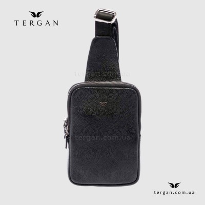 Сумка слинг через одно плечо TERGAN 21487 Кожаная SIYAH LATIGO